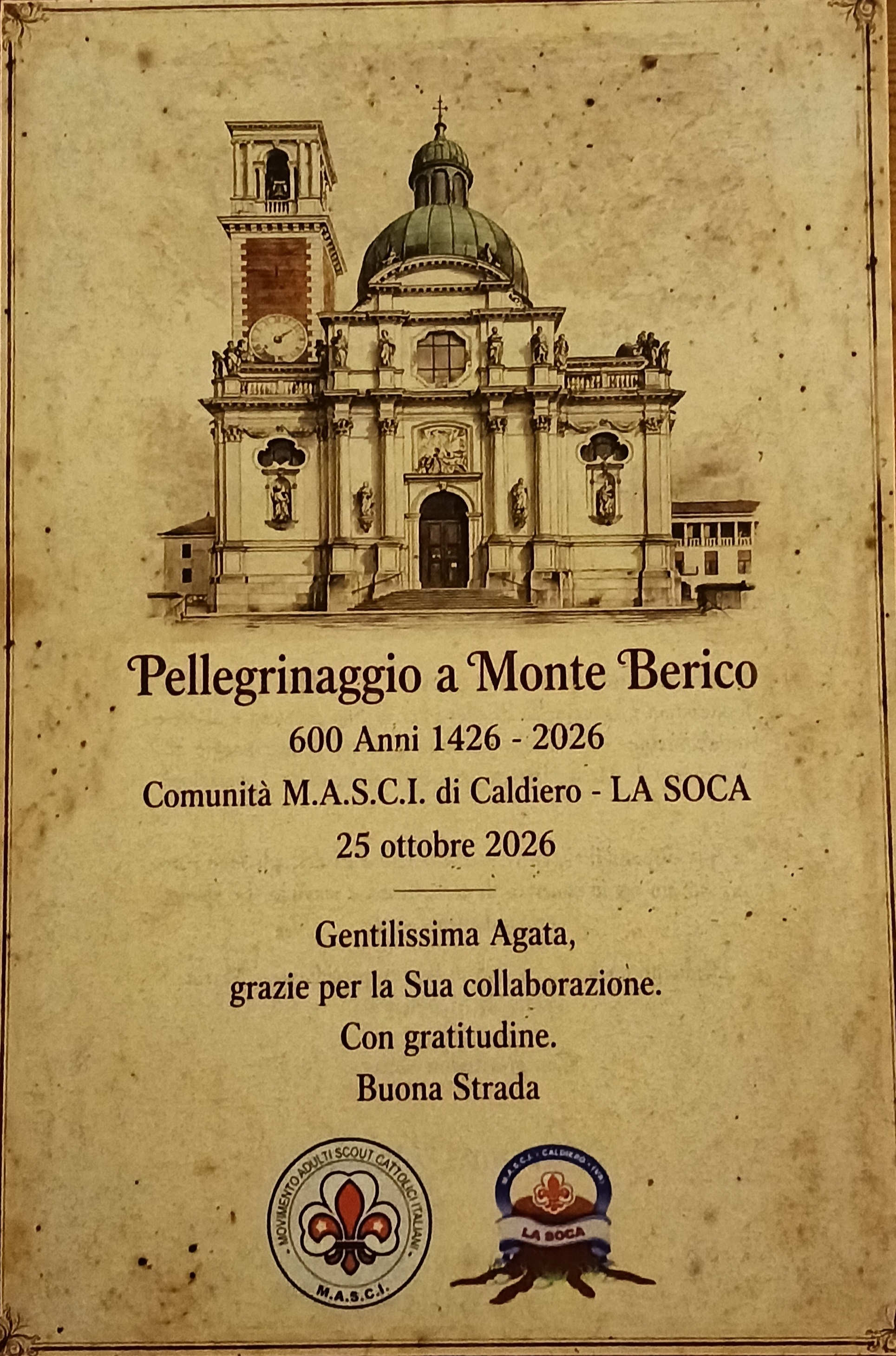 Pergamena della signora Agata